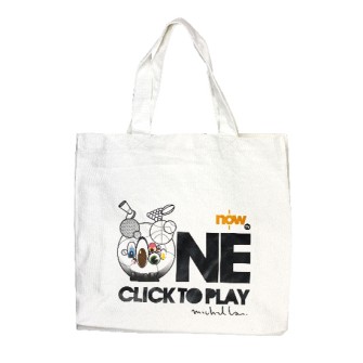 Cotton totebag shopping bag - NOW TV